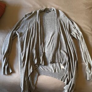 INC International Concepts Light Gray Women's Cardigan